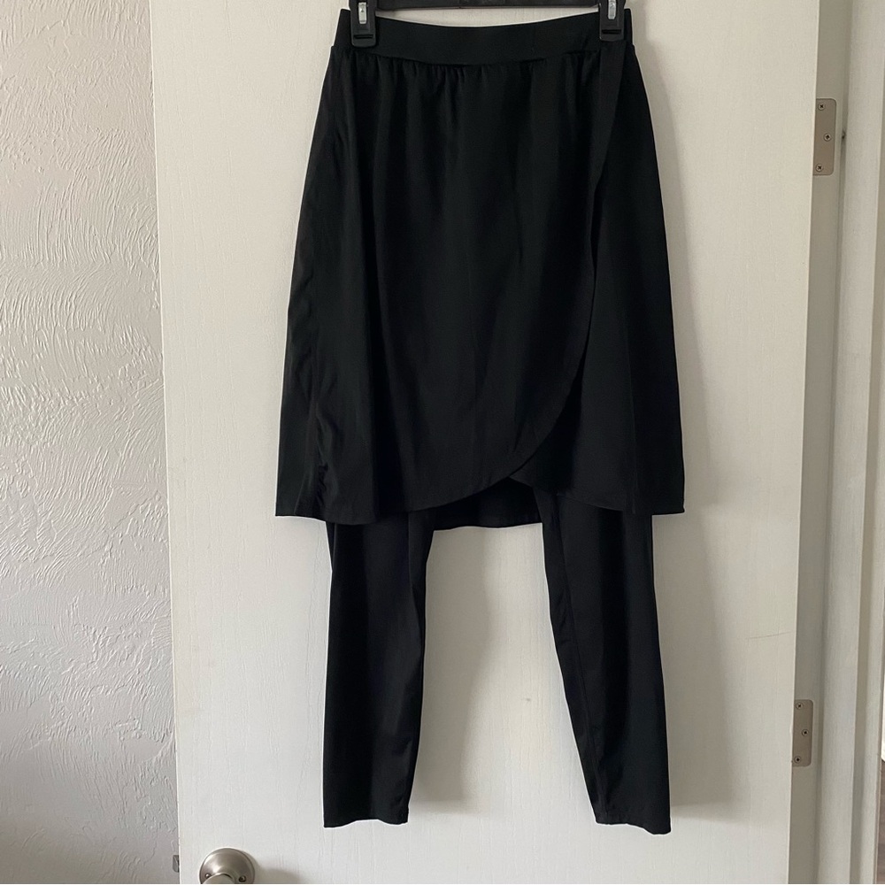 Elegant Black Layered Skirt